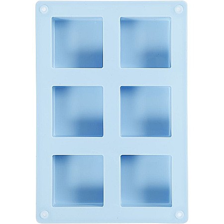 CC MATRITA DIN SILICON 6 PATRATE 5*5CM 60ML ALBASTRA 371811 [3]