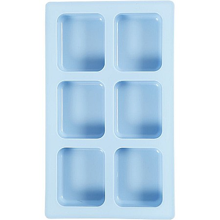 CC MATRITA DIN SILICON 6 DREPTUNGHIURI 7*5.9CM 100ML ALBASTRA 371812 [3]