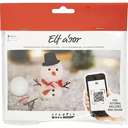 Seturi creative Christmas - CC MINI KIT CREATIV ELF DOOR DECOR DE CRACIUN - OM DE ZAPADA 977450