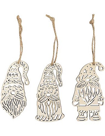Decoratiuni Craciun - CC DECORATIUNI LEMN CRACIUN 6/SET GNOMI 58068