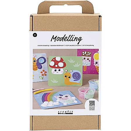 Seturi Creative pentru Copii - CC KIT CREATIV INVATA SA MODELEZI CU PLASTILINA MODELAJ SILK SI FOAM 977544