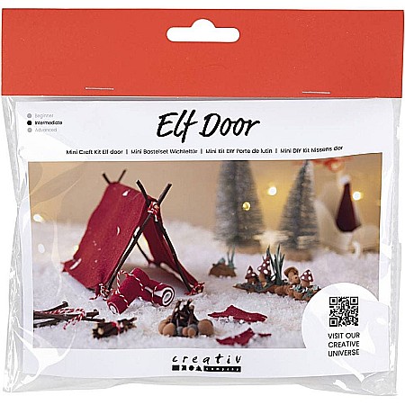 Seturi creative Christmas - CC MINI KIT CREATIV ELF DOOR DECOR DE CRACIUN - CAMPING 977478
