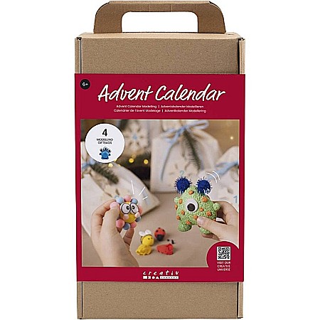 Seturi creative Christmas - CC KIT CREATIV MODELARE CALENDAR ADVENT CRACIUN CU PLASTILINA SILK SI FOAM 977605