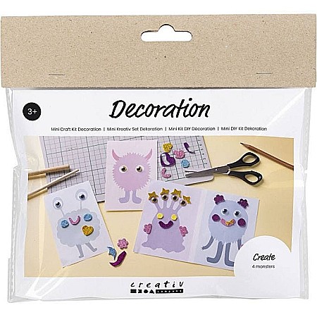 CC MINI KIT CREATIV MONSTRII DIN GLITTER FOAM SI OCHI MOBILI 977641 [0]