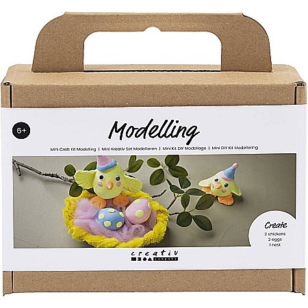 Seturi creative Paste - CC MINI KIT CREATIV MODELARE EASTER FAMILY DIN POLISTIREN SI SILK 977681