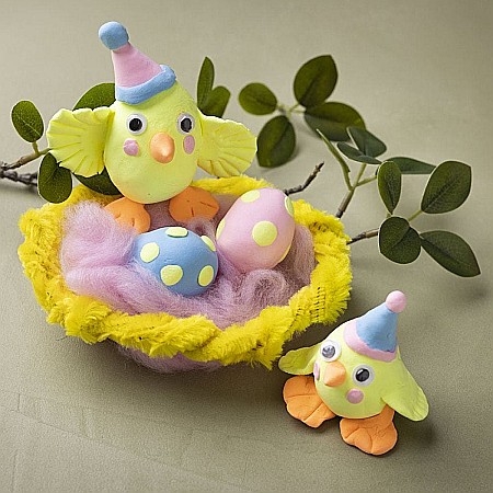 CC MINI KIT CREATIV MODELARE EASTER FAMILY DIN POLISTIREN SI SILK 977681 [4]