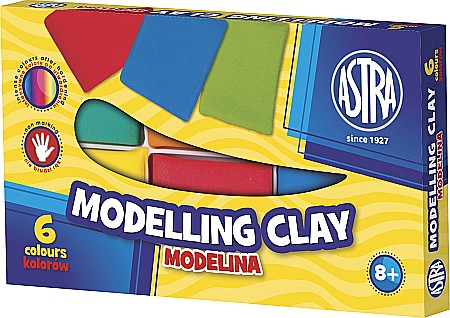 HOBBY - AS PASTA MODELAJ TERMO 6 CULORI 128GR 83911901