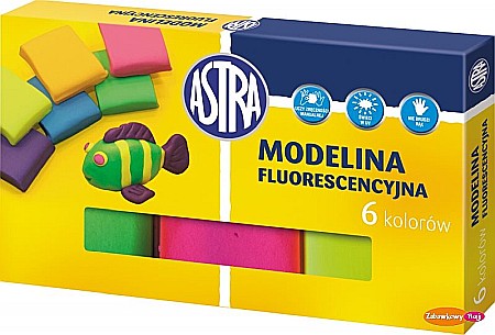 HOBBY - AS PASTA MODELAJ TERMO 6 CULORI FLUORESCENTE 83911902