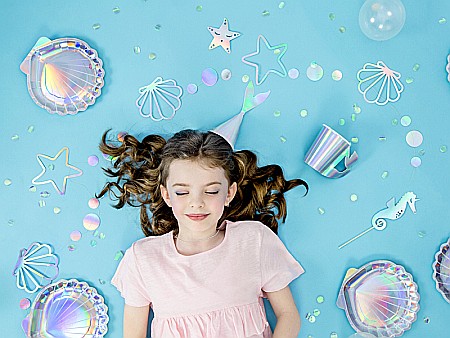 PD DECORATIUNI PENTRU TORT Mermaid, iridescent, 24.5cm 3/set KPT47-017 [3]