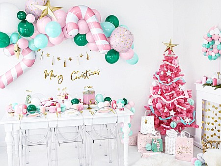 PD DECORATIUNI Tort CRACIUN Cupcake toppers STELUTE AURII 11.5CM  KPM19-019B [4]