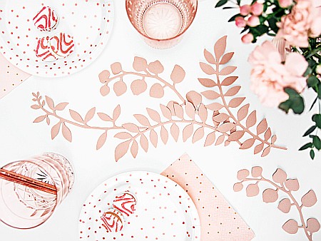 PD FARFURII CARTON Polka Dots, white, 18cm 6/set TPP53-008 [4]