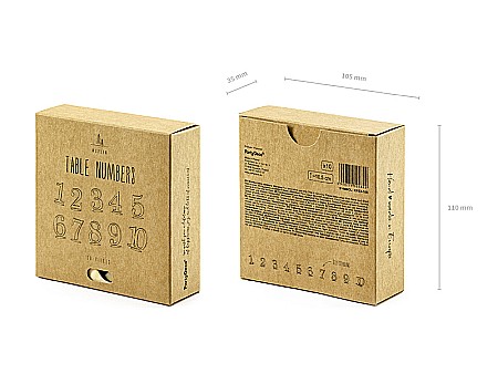 PD NUMERE DIN LEMN PENTRU MASA 10.5cm 10bucati KPZ3-100 [3]