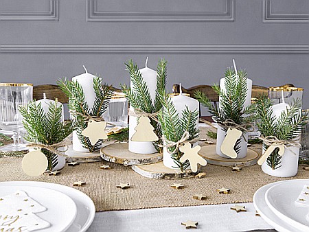 PD CONFETTI LEMN Stars, 2x2cm 50/set KONS3-100 [2]