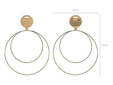 PD INELE METALICE PENTRU DECORAT 2/SET 20-28CM ZDM2-019ME [7]