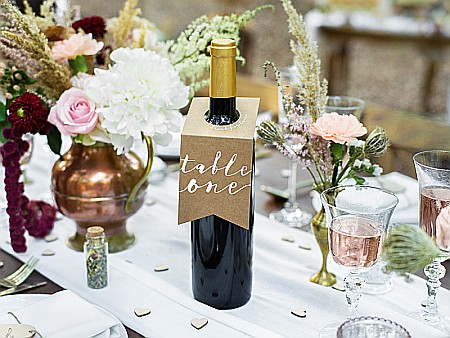 PD NUMERE MASA, Table numbers - bottles hangers, 8x18.5cm 10/SET KPZ7-031 [2]