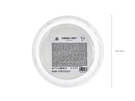 PD FARFURII CARTON Football, mix, 18cm 6/SET TPP72 [3]