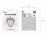 PD BALON FOLIE ALUMINIU Baby - Boy, 40x45cm, mix FB63-001 [5]