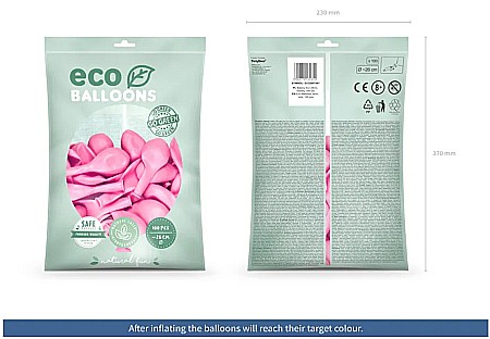 PD BALOANE Eco Balloons 26cm,  pastel pink 100/SET ECO26P-081 [3]