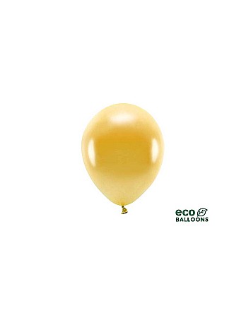 Baloane si accesorii - PD BALOANE Eco Balloons, 26cm, metallic, gold 100/set ECO26M-019