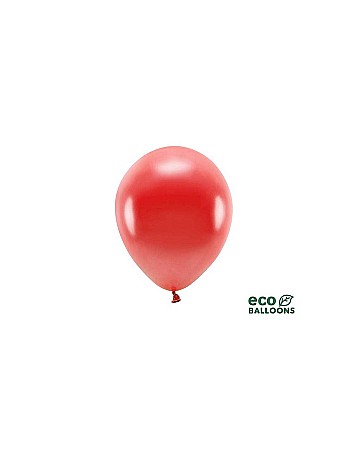 Baloane si accesorii - PD BALOANE Eco Balloons 26cm, metallic, red 100/set ECO26M-007