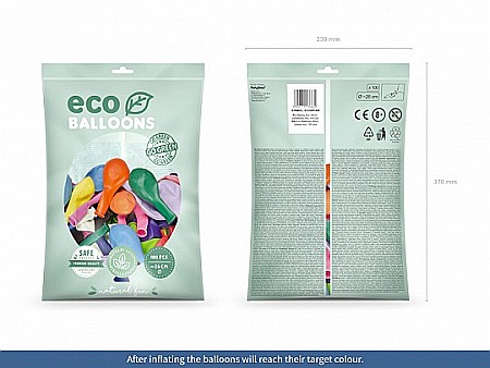 PD BALOANE Eco Balloons 26cm,  pastel mix 100/SET ECO26P-000 [1]