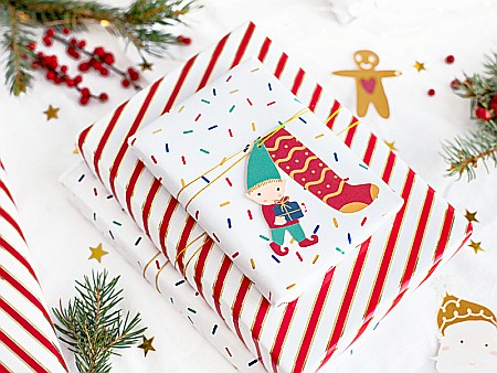 PD ETICHETE CADOU, Gift tags Santa, mix 12/SET ZDZ18 [2]