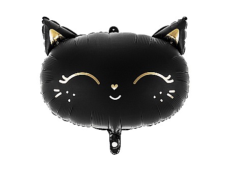 ARTICOLE PARTY - PD BALON FOLIE ALUMINIU Cat, 48x36cm, black FB84