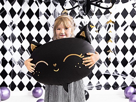 PD BALON FOLIE ALUMINIU Cat, 48x36cm, black FB84 [1]