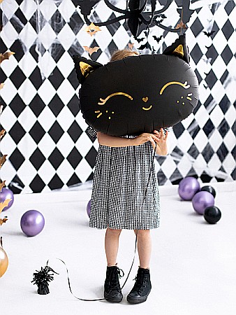 PD BALON FOLIE ALUMINIU Cat, 48x36cm, black FB84 [4]