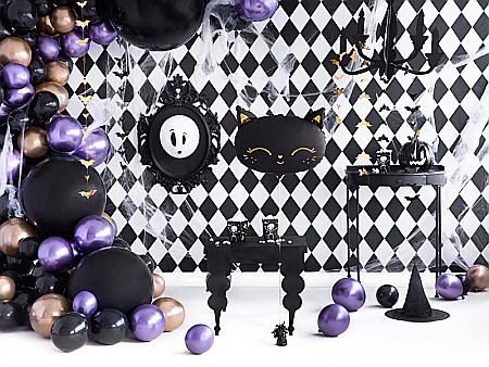 PD BALON FOLIE ALUMINIU Cat, 48x36cm, black FB84 [6]