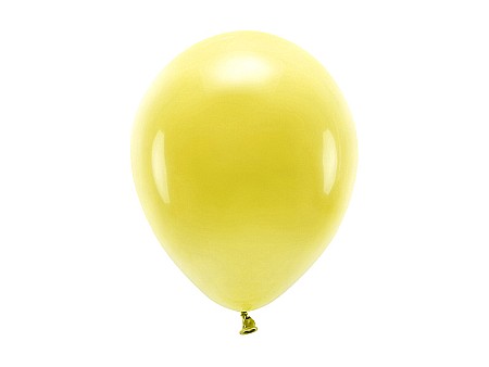 PD BALOANE Eco Balloons 26cm, pastel dark yellow 10/SET ECO26P-084C-10 [0]
