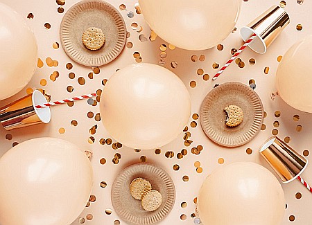 PD BALOANE Eco Balloons 26cm, pastel peach 10/SET ECO26P-075-10 [1]