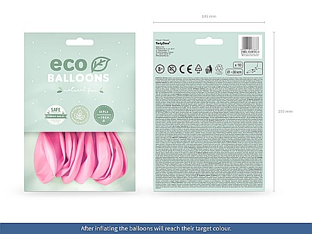 PD BALOANE Eco Balloons 26cm, pastel light pink 10/SET ECO26P-081J-10 [1]