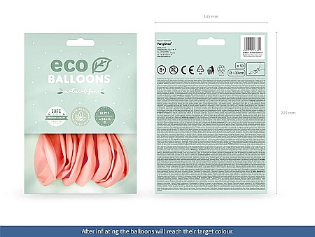 PD BALOANE Eco Balloons 26cm, pastel, blush pink 10/SET ECO26P-081RM-10 [2]