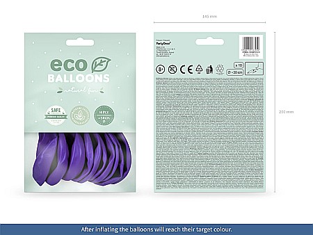 PD BALOANE Eco Balloons 26cm, pastel violet 10/SET ECO26P-014-10 [1]