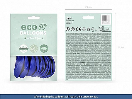PD BALOANE Eco Balloons 26cm, pastel ultramarine 10/SET ECO26P-072-10 [4]