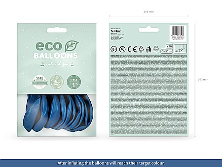 PD BALOANE Eco Balloons 26cm, pastel blue 10/SET ECO26P-001-10 [1]