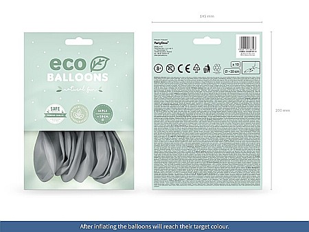 PD BALOANE Eco Balloons 26cm, pastel grey 10/SET ECO26P-091-10 [1]