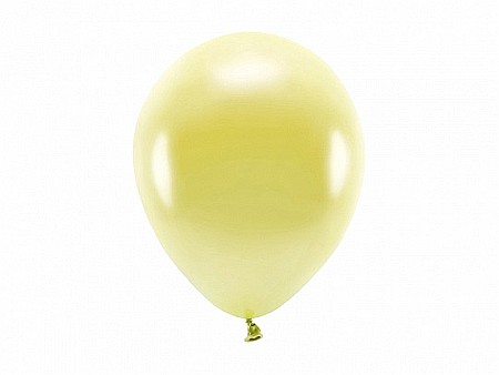 PD BALOANE Eco Balloons 26cm, metallic light yellow 10/SET ECO26M-084J-10 [0]