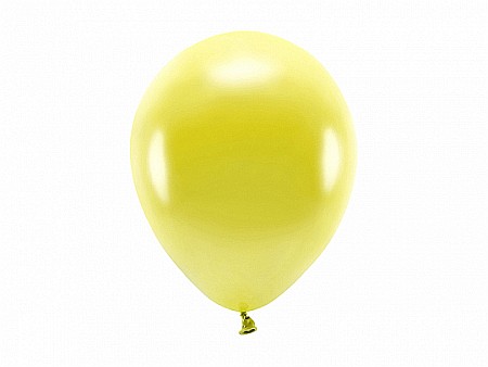 Baloane si accesorii - PD BALOANE Eco Balloons 26cm, metallic yellow 10/SET ECO26M-084-10