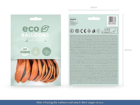 PD BALOANE Eco Balloons 26cm, metallic orange 10/SET ECO26M-005-10 [1]