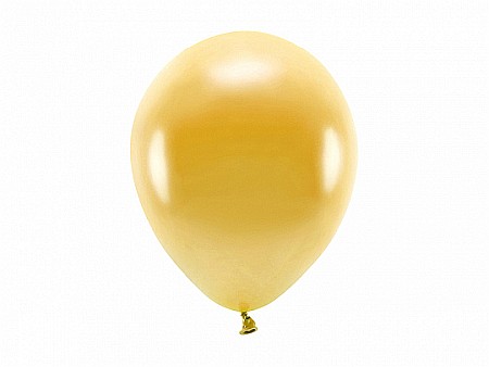 ARTICOLE PARTY - PD BALOANE Eco Balloons 26cm, metallic gold 10/SET ECO26M-019-10