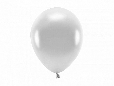 ARTICOLE PARTY - PD BALOANE Eco Balloons 26cm, metallic silver 10/SET ECO26M-018-10