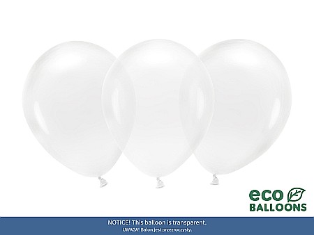PD BALOANE Eco Balloons 26cm, crystal clear 10/SET ECO26C-099-10 [1]