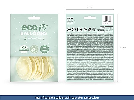 PD BALOANE Eco Balloons 26cm, crystal clear 10/SET ECO26C-099-10 [2]