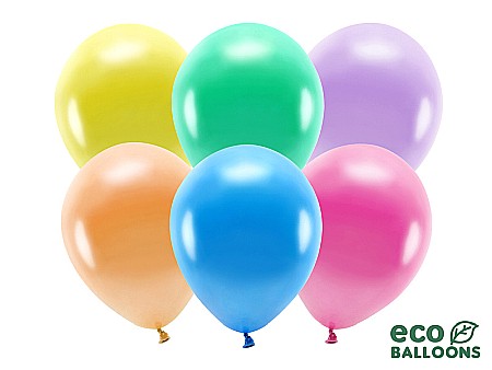 ARTICOLE PARTY - PD BALOANE Eco Balloons 26cm, metallic mix 10/SET ECO26M-000-10