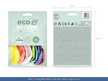 PD BALOANE Eco Balloons 26cm, metallic mix 10/SET ECO26M-000-10 [1]