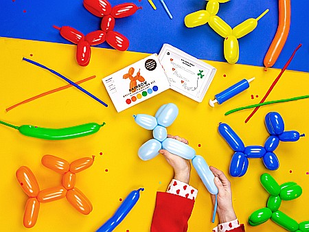 PD KIT MODELARE BALOANE Rainbow balloons 130cm, with pump, mix, 30/SET MBP2P-000 [2]