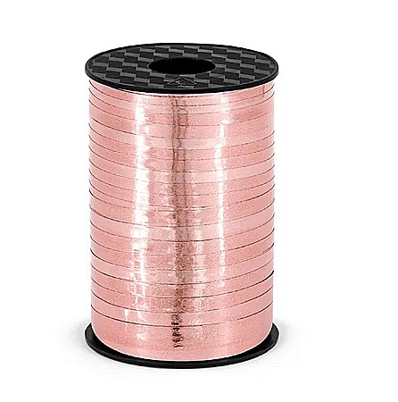 Ambalaje cu Spirit de Sărbătoare - PD RAFIE ribbon, rose gold, 5mm/225m PRM5-019R