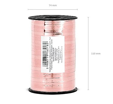PD RAFIE ribbon, rose gold, 5mm/225m PRM5-019R [1]